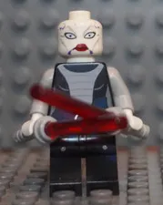 LEGO Star Wars Asajj Ventress Black Torso SW0318 Minifigure From Set 7957