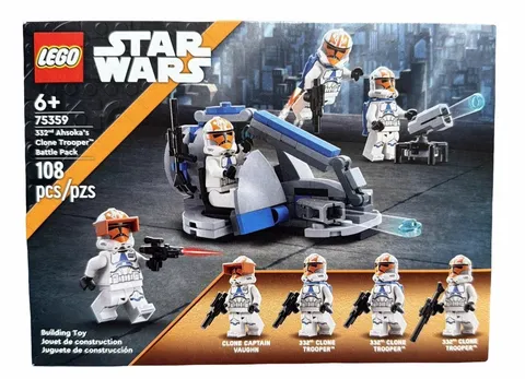 LEGO Star Wars: 332nd Ahsoka's Clone Trooper Battle Pack (75359) New Sealed
