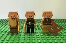 LEGO Minecraft Piglins 3 Minifigures min097 min117 min118 Piglin Brute Nether