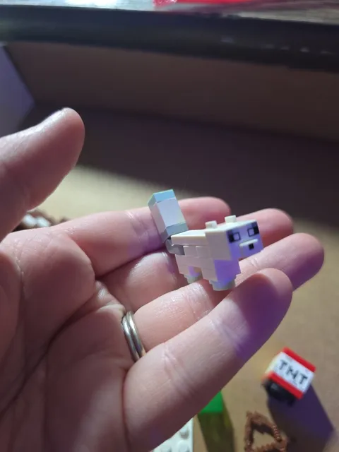 Lego Minecraft Arctic Fox Minifigure Lot - New