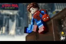 LEGO Marvel 80s Toyshop Bad Brick Custom New Arachnid Spider-Man Minifigure NEW