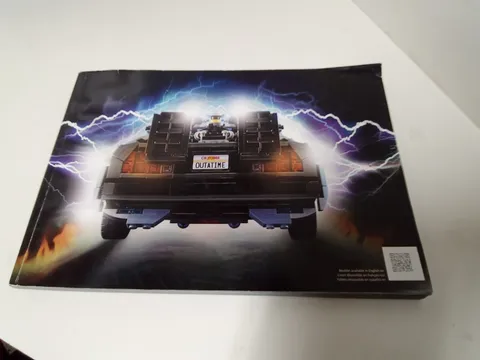 LEGO Manual For Icons Back to the Future Delorean Time Machine 10300 Instruction