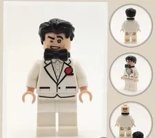 Bruce Wayne White Tux LEGO Batman Minifigure 2017 Batcave Break-in 70909 Lot308