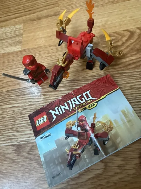 LEGO Ninjago: Fire Flight Polybag (30535) Set with Manual Incomplete*