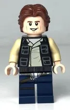 LEGO SW0771 Han Solo (Minifigure, 2016 Star Wars, 75159, 75295, 75205, 75290)