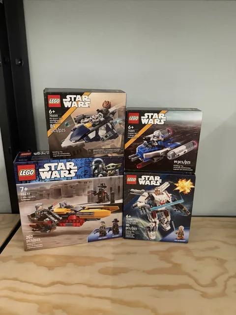 LEGO Star Wars Lot Bundle –(75400, 75391, 75390, 75437) New Sealed Speeder