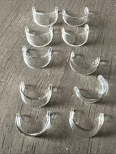 LEGO 2447 Trans-Clear Minifigure, Visor Standard 10 Pieces