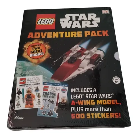 Lego Star Wars Adventure Pack A-Wing Model 2 Books Stickers Toy Kids Disney