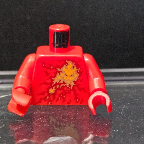 LEGO Ninjago NRG KAI Red Minifigure TORSO ONLY from Set 9591 - AUTHENTIC!