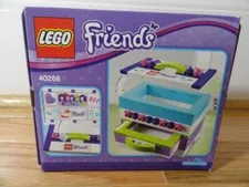 Lego Set 40266 Storage Jewelry Box Friends Limited Edition NIP 2017, 105 pcs.