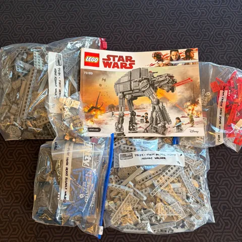 LEGO Star Wars: First Order Heavy Assault Walker - 75189 - 100% Complete