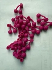 LEGO -NEW-22667-MAGENTA-CHERRY PAIR -15 PIECES