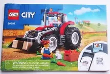 Lego City Tractor INSTRUCTIONS BOOKLET ONLY For Set 60287 Manual 2021 Complete