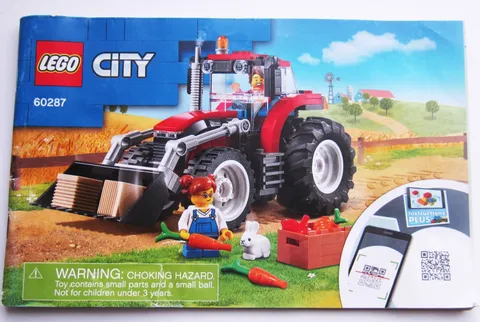 Lego City Tractor INSTRUCTIONS BOOKLET ONLY For Set 60287 Manual 2021 Complete
