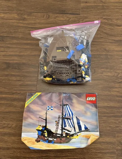 LEGO System 6274 Caribbean Clipper, Complete Set with Instructions