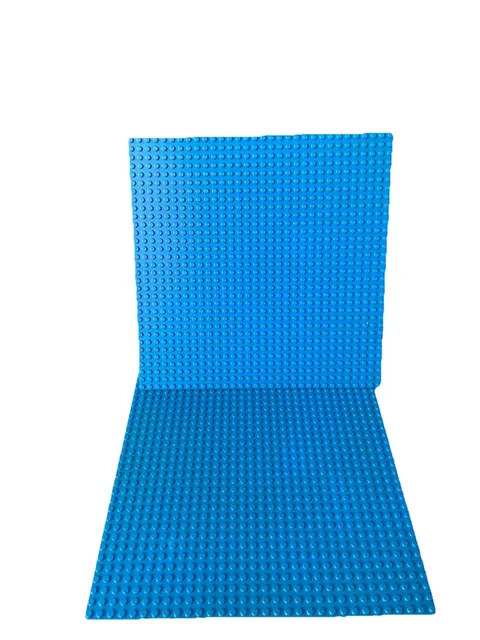 2 Blue Lego Base Plate 10 X 10