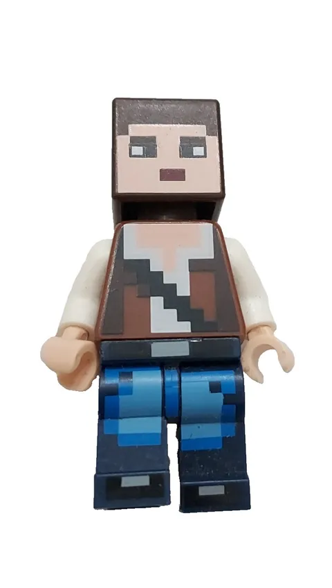 Lego Minifigure Minecraft Skin 3 Pixelated  Min036  853610