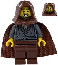 LEGO® Minifig sw1379 - Jedi Bob - Dark Bluish Gray Tunic