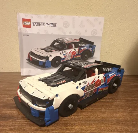 LEGO Technic 42153 NASCAR Camaro ZL1 672pc Built No Box Instructions