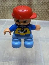 Lego Duplo Skateboarder figure boy