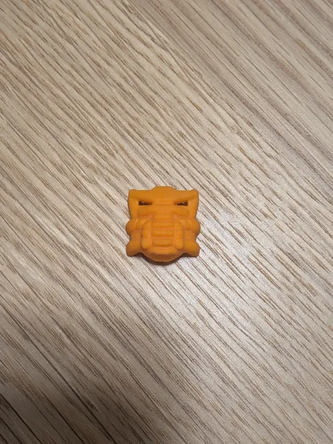Orange KRANA Xa Rubber Mask Lego Bionicle 42042Xa