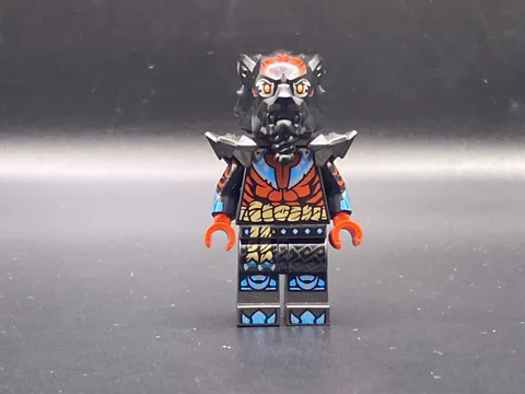 LEGO MINIFIGURE NINJAGO LORR RAS - PEARL DARK GRAY SHOULDER ARMOR NJO0893