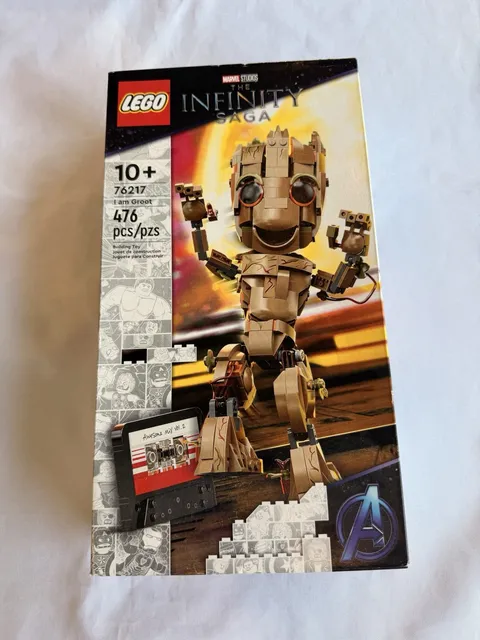 New Sealed Lego Marvel I Am Groot 76217 Marvel Super Hero Infinity Saga 