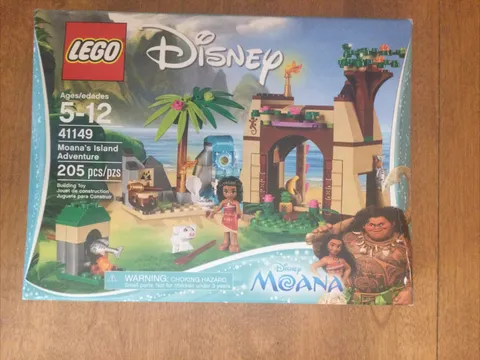 Disney Lego Princess Moana’s Island Adventure Retired New Sealed 41149