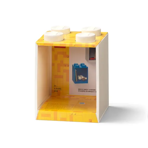 LEGO Storage Products: 41141735 4-Stud Brick Shelf White NEW