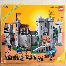 LEGO 10305 Lion Knights Castle 90th Anniversary Building Set Brand New Sealed 45