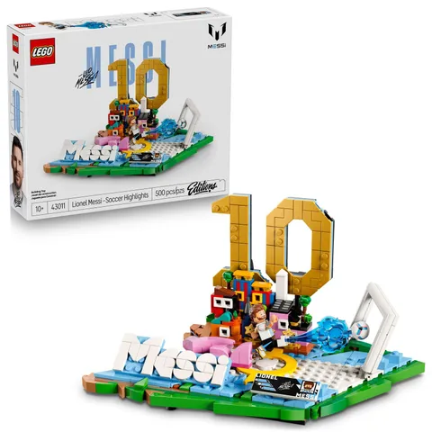 LEGO Editions Lionel Messi – Soccer Highlights - Building Set for Multicolor
