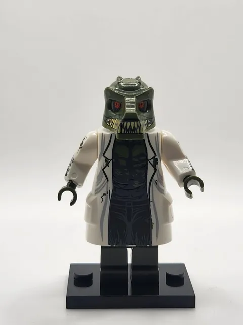 The Lizard Custom Lego Minifigure Dr Curt Connors Spider-Man Villain Marvel