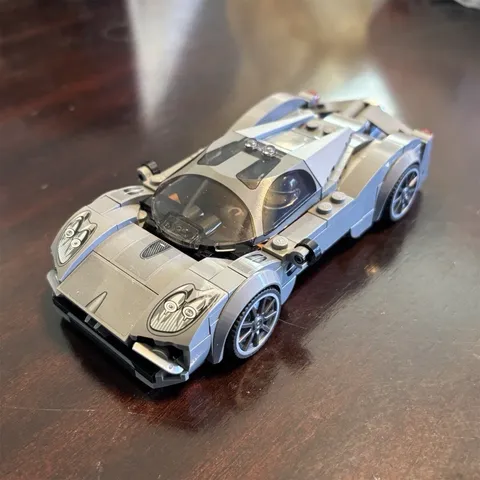 LEGO Speed Champions 76915 Pagani Huayra Roadster Custom Printed Gray/Black