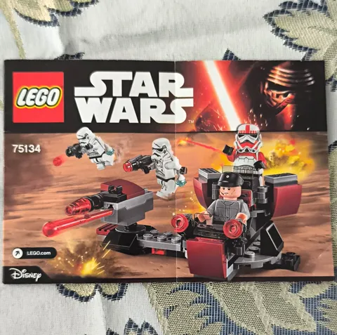 LEGO instructions booklet Star Wars 75134 Galactic Empire Battle Pack DE/FR