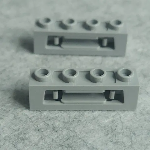LEGO 16968 Projectile Launcher 1 x 4 Inside Clips Disk Shooter Light Bluish Gray