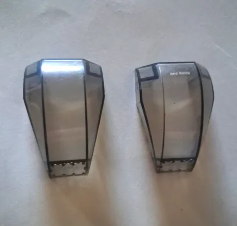 LEGO Piece 41883  Trans-Black Windscreen/Canopy Pieces Bulk Lot, 2 Pieces