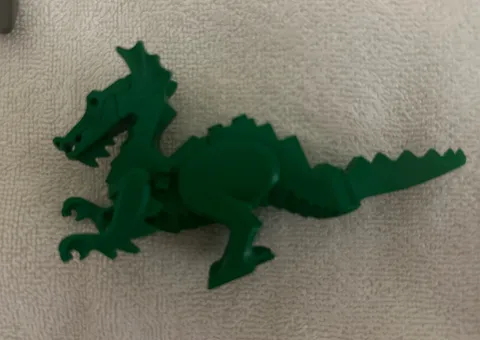 LEGO Green Dragon Minifigure - Vintage Castle 9376 6076 6056 6082 6087 6037 A
