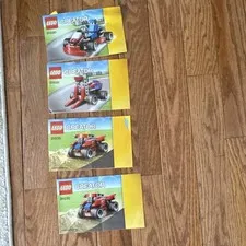 LEGO CREATOR 31030 Illustrated Instruction Manual Booklet English Lot of 4