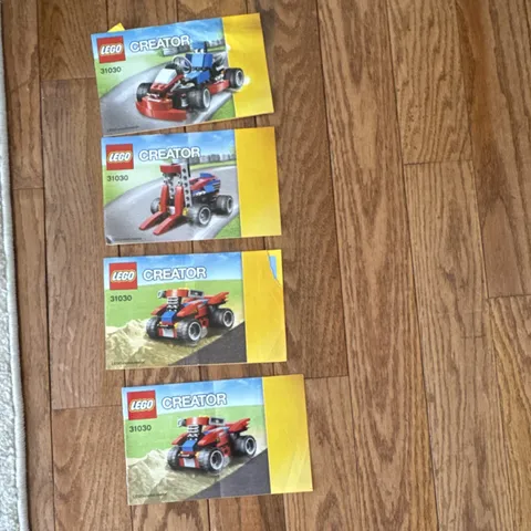 LEGO CREATOR 31030 Illustrated Instruction Manual Booklet English Lot of 4