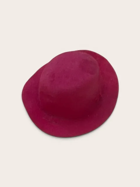 Barbie hot pink wool felt fedora hat boutique headwear LOL OMG Clone Bratz