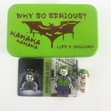 LEGO DC Comic LifeBrick Custom The Dark Knight Heath Ledger Joker Minifigure