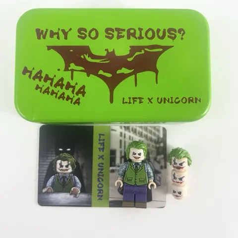 LEGO DC Comic LifeBrick Custom The Dark Knight Heath Ledger Joker Minifigure