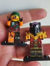  LEGO Ninjago Ras and Bucko Minifigures -Read Description For Details