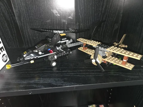 LEGO Batman Chase For Scarecrow; Helicopter And Bi-Plane.    No FIGURES