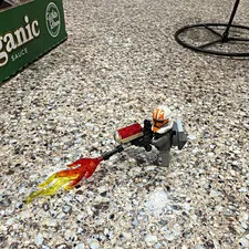 LEGO Star Wars Clone Trooper Minifigure with Weapon & Flame Effect Orhemet