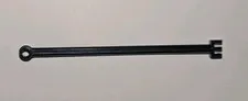 LEGO BLACK Hinge Bar 12L With 3 Fingers & Open End Stud Piece Part #2375 Vintage