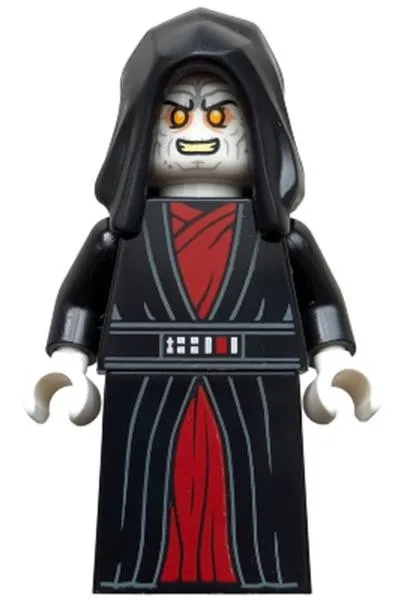 LEGO Star Wars Emperor Palpatine Minifigure SW1405 Black Red Robe 2025