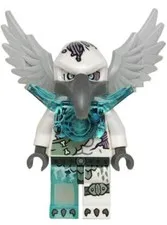 LEGO® Minifigure LEGENDS OF CHIMA loc107 Voom Voom Trans-Light Blue Armor