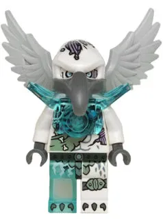 LEGO® Minifigure LEGENDS OF CHIMA loc107 Voom Voom Trans-Light Blue Armor