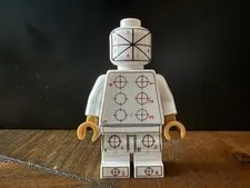 Official LEGO Alignment SMART (SHORT) Minifigure Test Print Prototype RARE 1B